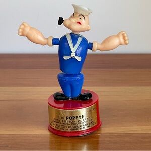 Vintage Popeye Push Button Puppet